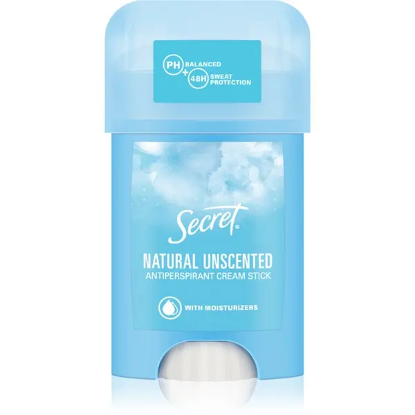 Secret Secret Natural Unscented Antiperspirant Cream Stick kremasti antiperspirant za ženske 40 ml