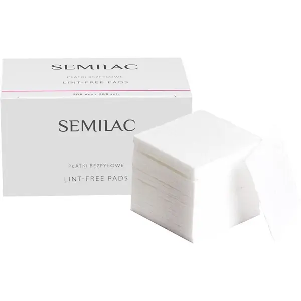 Semilac Semilac Lint-Free Pads čistilne blazinice za nohte 200 kos