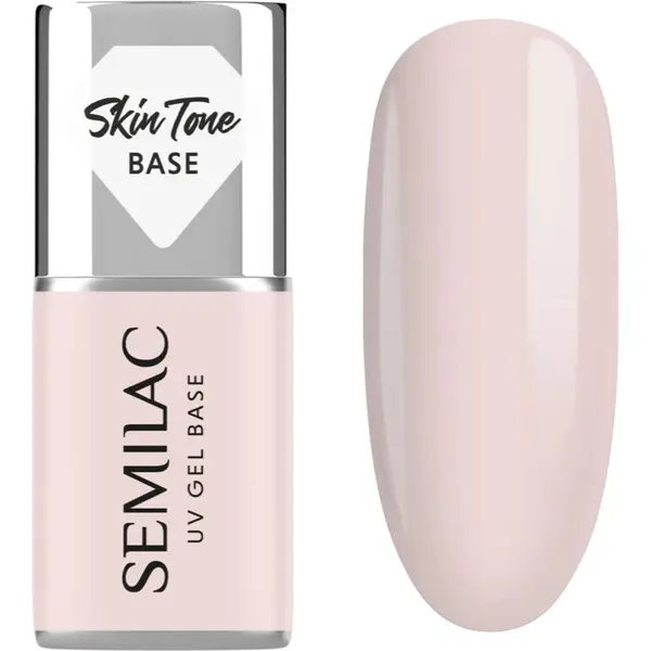 Semilac Semilac UV Gel Base Skin Tone Base podlak za gel nohte odtenek Écru 7 ml