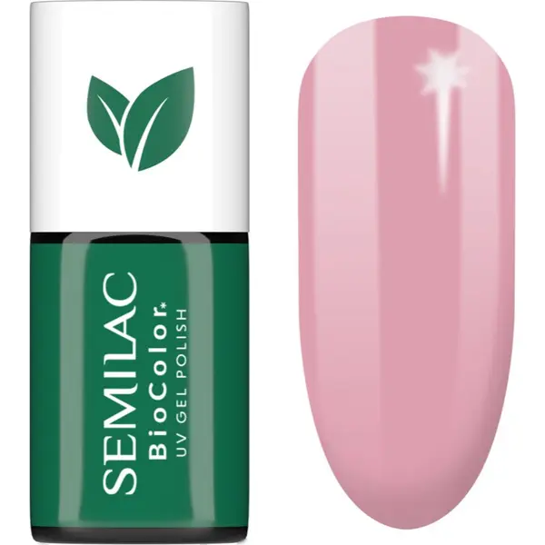 Semilac Semilac UV Hybrid BioColor gel lak za nohte z uporabo UV/LED lučke odtenek 713 Pink Wildflowers 7 ml
