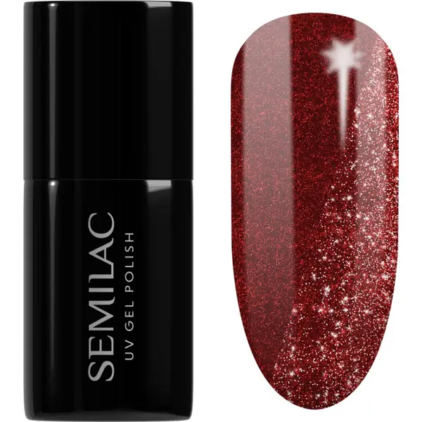 Semilac Semilac UV Hybrid Day and Night gel lak za nohte z uporabo UV/LED lučke odtenek 396 Flash And Blush 7 ml