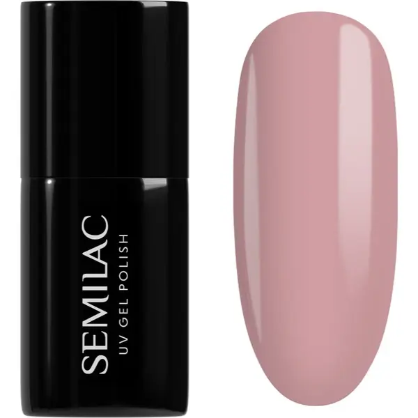 Semilac Semilac UV Hybrid Naked Nails gel lak za nohte odtenek 586 Dirty Rose Nude 7 ml
