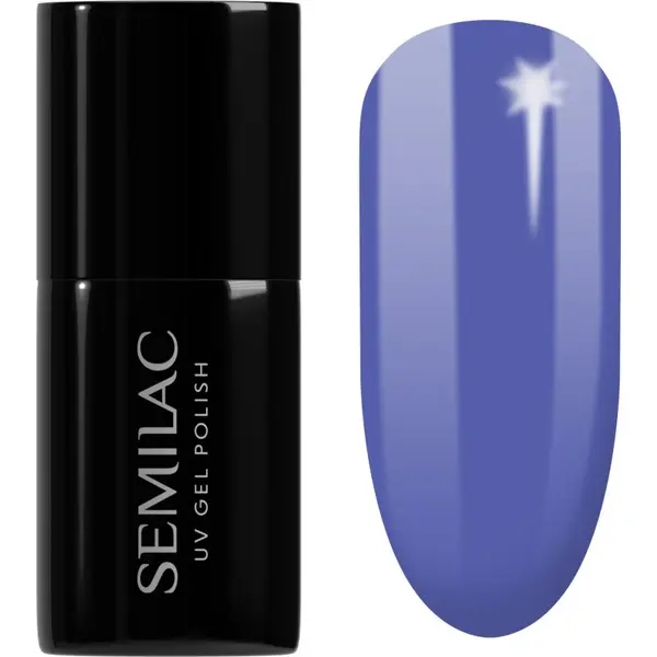 Semilac Semilac UV Hybrid Pastel Neons gel lak za nohte z uporabo UV/LED lučke odtenek 602 Dark Jeans 7 ml