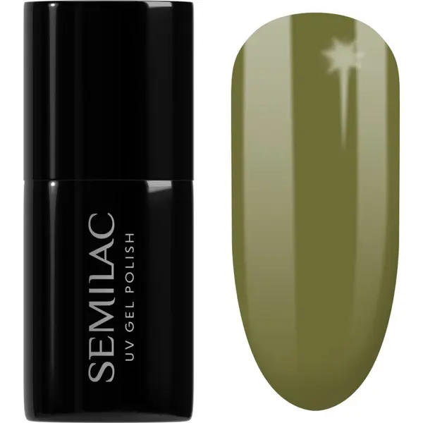 Semilac Semilac UV Hybrid WellBeing gel lak za nohte z uporabo UV/LED lučke odtenek 659 Matcha Latte 7 ml