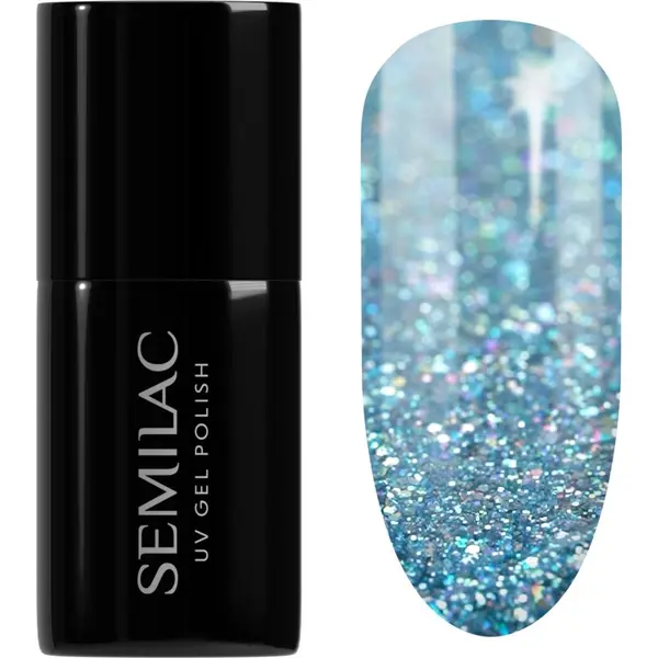 Semilac Semilac UV Hybrid Winter Collection gel lak za nohte z uporabo UV/LED lučke odtenek 610 Frosty Christmas 7 ml