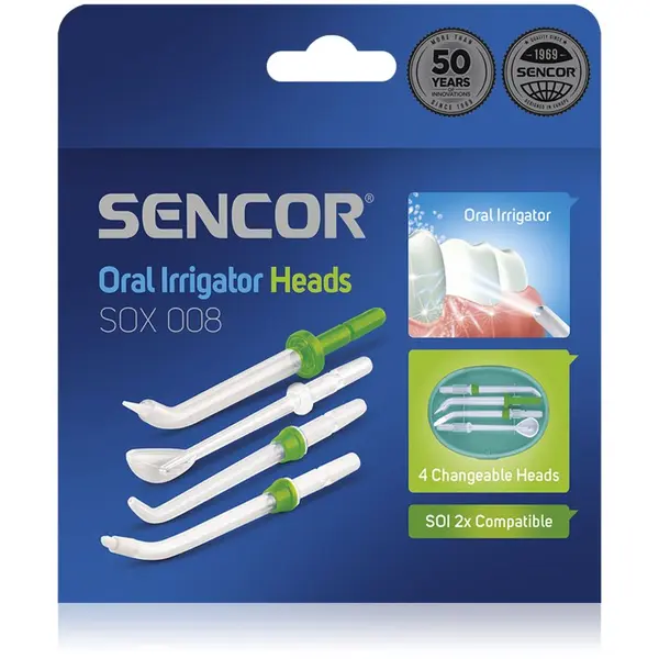 Sencor Sencor SOX 008 nadomestne glave za ustno prho For SOI 22x 4 kos