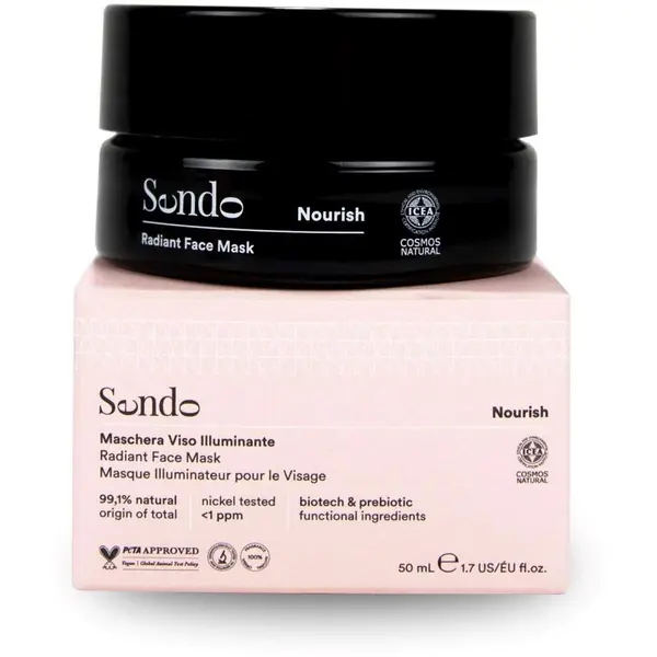 Sendo Sendo Nourish Radiant Face Mask maska za posvetlitev za obraz 50 ml