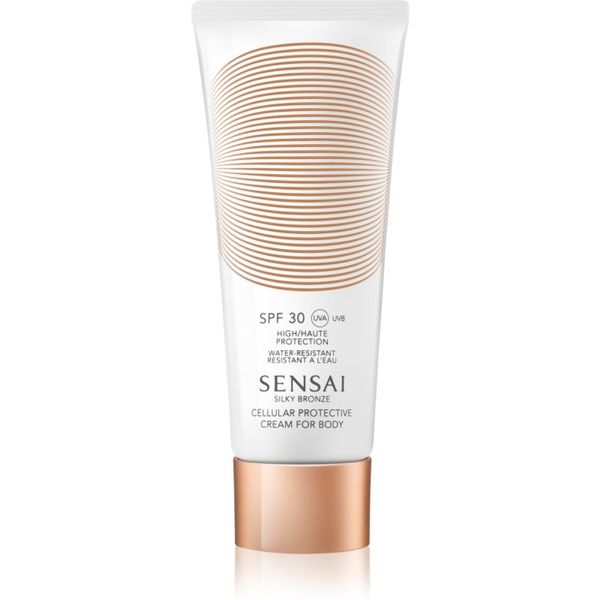 Sensai Sensai Silky Bronze Cellular Protective Cream For Body SPF 30 krema za sončenje proti staranju kože SPF 30 150 ml