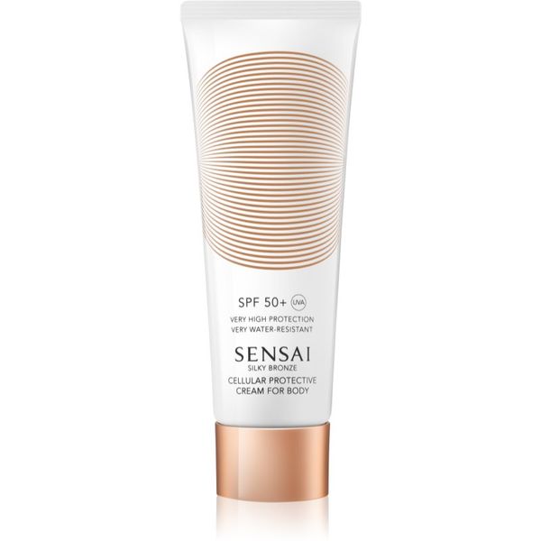 Sensai Sensai Silky Bronze Cellular Protective Cream For Body SPF 30 krema za sončenje proti staranju kože SPF 30 150 ml