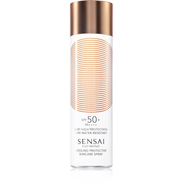 Sensai Sensai Silky Bronze Cooling Protective Suncare Spray zaščitno pršilo proti sončnemu sevanju SPF 50+ PA ++++ 150 ml