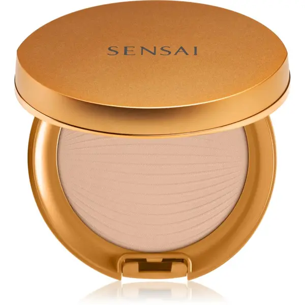 Sensai Sensai Silky Bronze Natural Veil Compact kompaktni pudrasti make-up za posvetlitev in zgladitev kože odtenek SC02 Natural 8,5 g