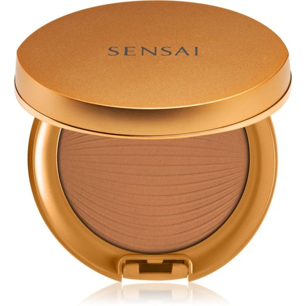 Sensai Sensai Silky Bronze Natural Veil Compact vodoodporni puder odtenek SC04 Dark 8,5 g