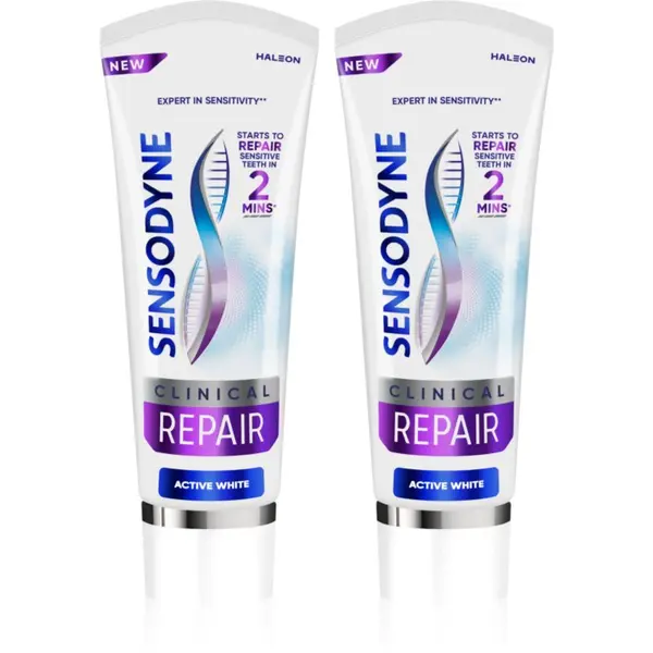 Sensodyne Sensodyne Clinical Repair Active White zobna pasta 2x75 ml