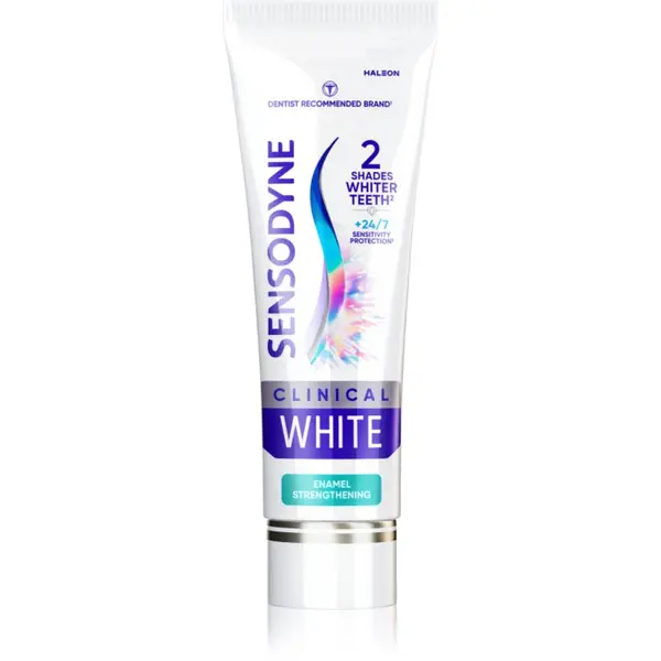Sensodyne Sensodyne Clinical White Enamel Strengthening zobna pasta za beljenje zob 75 ml