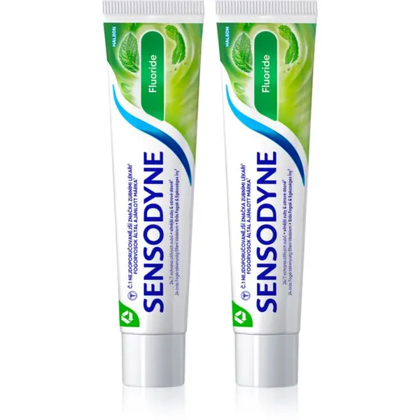 Sensodyne Sensodyne Fluoride zobna pasta za občutljive zobe 2x75 ml