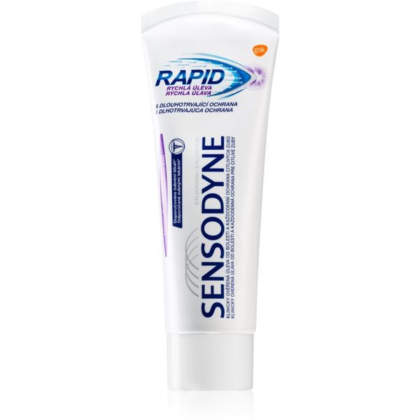 Sensodyne Sensodyne Rapid zobna pasta s fluoridom za občutljive zobe 75 ml