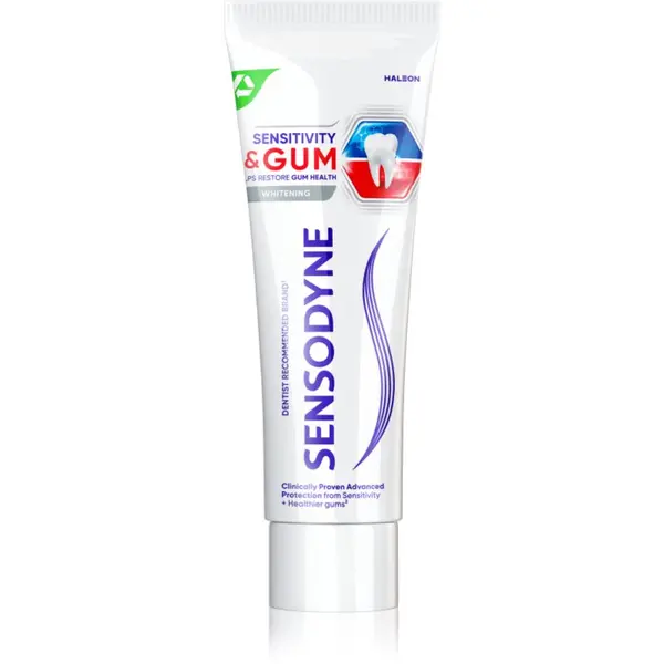 Sensodyne Sensodyne Sensitivity & Gum Whitening zobna pasta za beljenje zob za zaščito zob in dlesni 75 ml