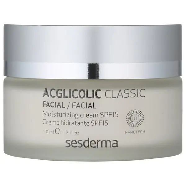 Sesderma Sesderma Acglicolic Classic Facial vlažilna pomlajevalna krema SPF 15 50 ml