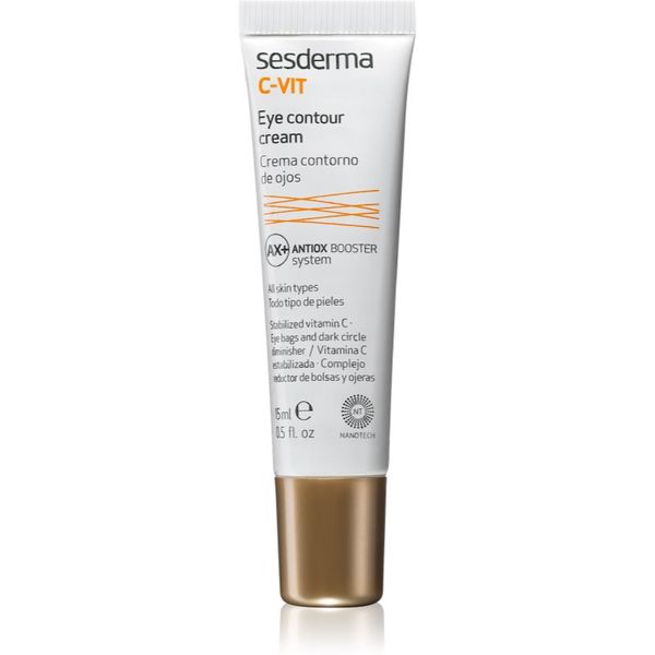 Sesderma Sesderma C-Vit AX+ krema za predel okoli oči proti oteklinam in temnim kolobarjem 15 ml