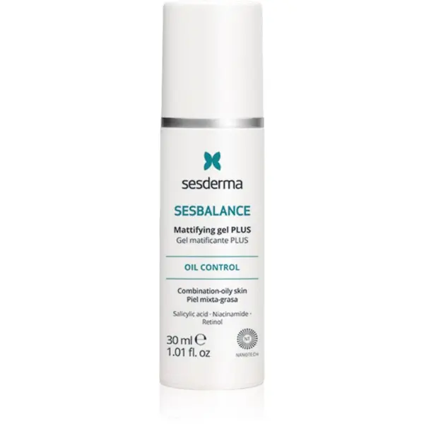 Sesderma Sesderma Sesbalance Mattifying Gel Plus matirajoči nočni gel za mastno in mešano kožo 30 ml