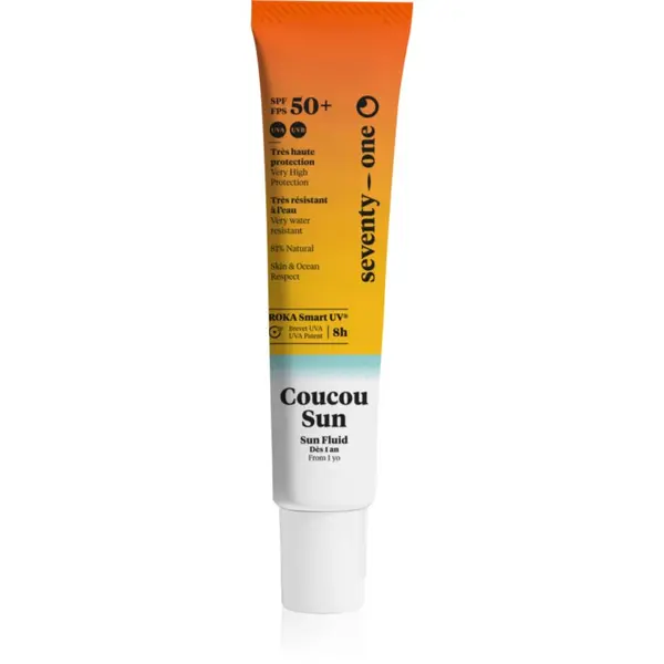 SeventyOne SeventyOne Coucou Sun SPF50+ pršilo za sončenje za obraz SPF 50+ 40 ml