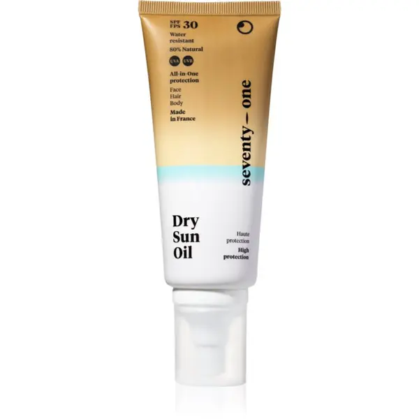 SeventyOne SeventyOne Dry Sun Oil SPF30 zaščitno suho olje za sončenje za obraz, telo in lase SPF 30 100 ml