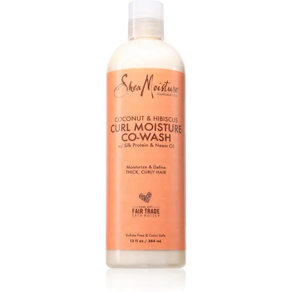 Shea Moisture Shea Moisture Coconut & Hibiscus Co-Wash Cleanser globinsko čistilni balzam za kodraste lase 384 ml