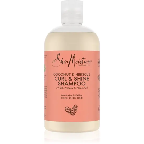 Shea Moisture Shea Moisture Coconut & Hibiscus vlažilni šampon za definicijo valov 384 ml