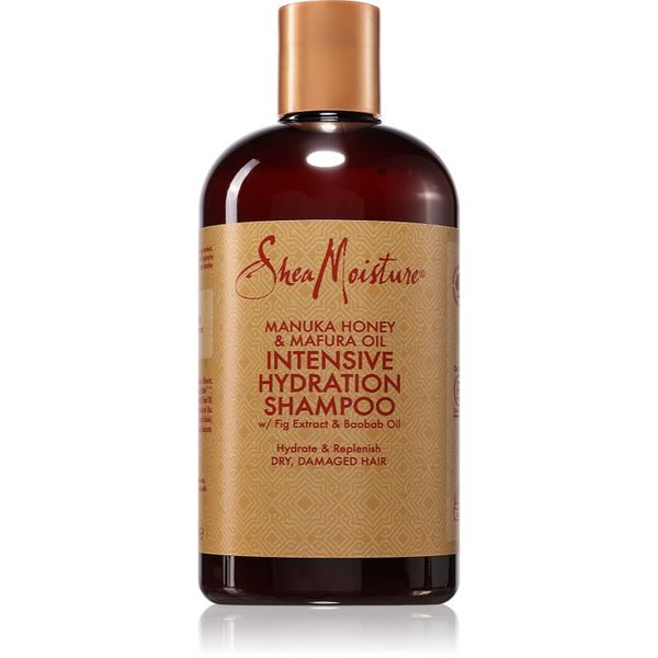 Shea Moisture Shea Moisture Manuka Honey & Mafura Oil intenzivno vlažilni šampon za suhe in poškodovane lase 384 ml