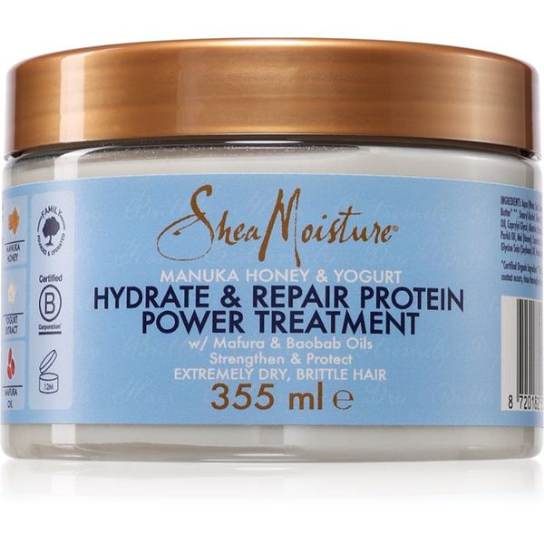 Shea Moisture Shea Moisture Manuka Honey & Yogurt Masque vlažilna maska za lase z beljakovinami 355 ml