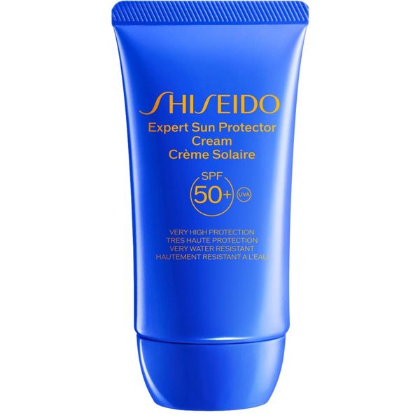 Shiseido Shiseido Expert Sun Protector Cream SPF 50+ vodoodporna krema za sončenje za obraz SPF 50+ 50 ml