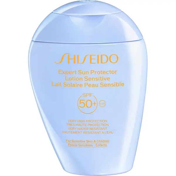 Shiseido Shiseido Expert Sun Protector Lotion Sensitive SPF50+ zaščitni losjon za občutljivo kožo SPF 50+ 150 ml