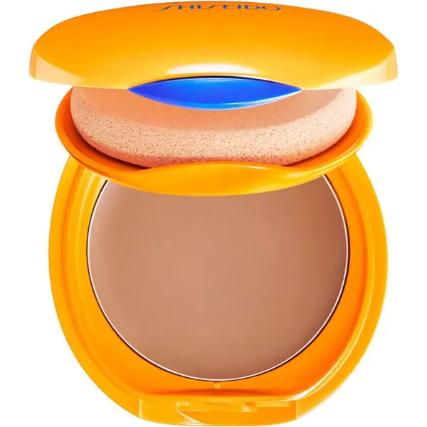 Shiseido Shiseido Expert Sun Protector Tanning Compact Foundation SPF10 vodoodporni kompaktni puder polnilni odtenek Bronze 12 g