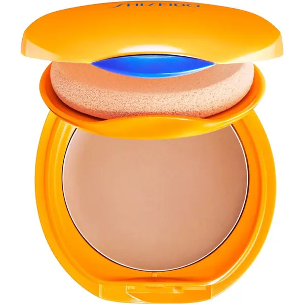 Shiseido Shiseido Expert Sun Protector Tanning Compact Foundation SPF10 vodoodporni kompaktni puder polnilni odtenek Honey 12 g