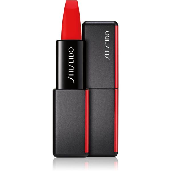 Shiseido Shiseido ModernMatte Powder Lipstick mat pudrasta šminka odtenek 510 Night Life (Orange Red) 4 g