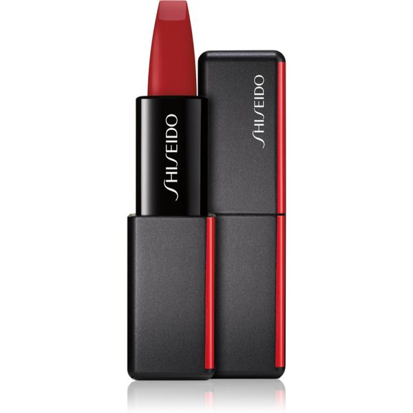 Shiseido Shiseido ModernMatte Powder Lipstick mat pudrasta šminka odtenek 516 Exotic Red (Scarlet Red) 4 g