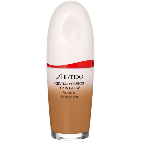 Shiseido Shiseido Revitalessence Skin Glow Foundation lahki tekoči puder s posvetlitvenim učinkom SPF 30 odtenek Bronze 30 ml