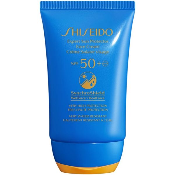 Shiseido Shiseido Sun Care Expert Sun Protector Face Cream vodoodporna krema za sončenje za obraz SPF 50+ 50 ml