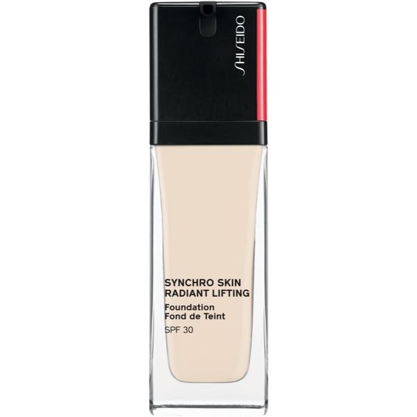 Shiseido Shiseido Synchro Skin Radiant Lifting Foundation posvetlitveni lifting tekoči puder SPF 30 odtenek 110 Alabaster 30 ml