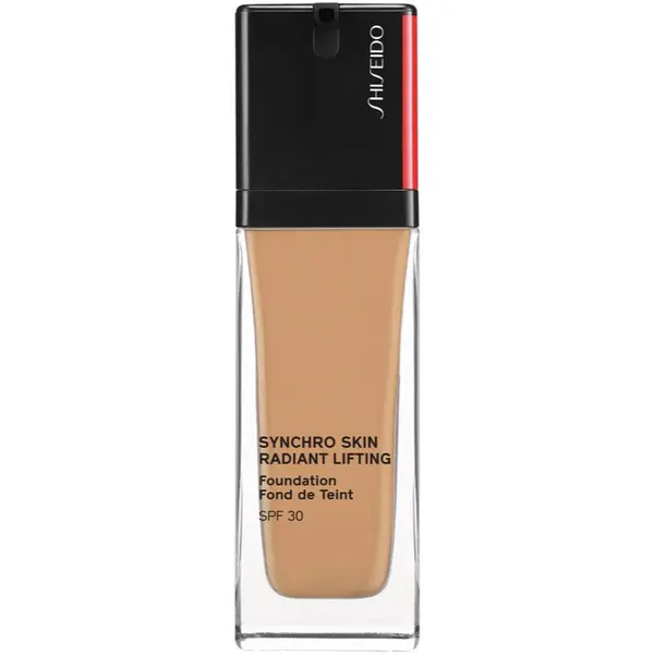 Shiseido Shiseido Synchro Skin Radiant Lifting Foundation posvetlitveni lifting tekoči puder SPF 30 odtenek 350 Maple 30 ml