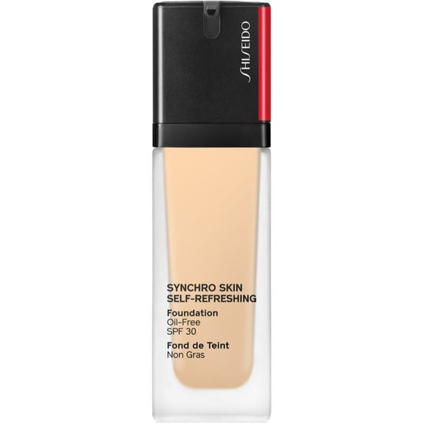 Shiseido Shiseido Synchro Skin Self-Refreshing Foundation dolgoobstojen tekoči puder SPF 30 odtenek 210 Birch 30 ml