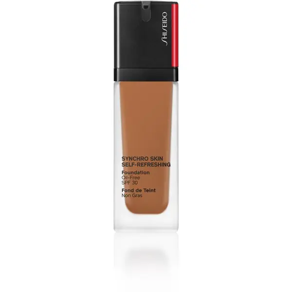 Shiseido Shiseido Synchro Skin Self-Refreshing Foundation dolgoobstojen tekoči puder SPF 30 odtenek 460 Topaz 30 ml