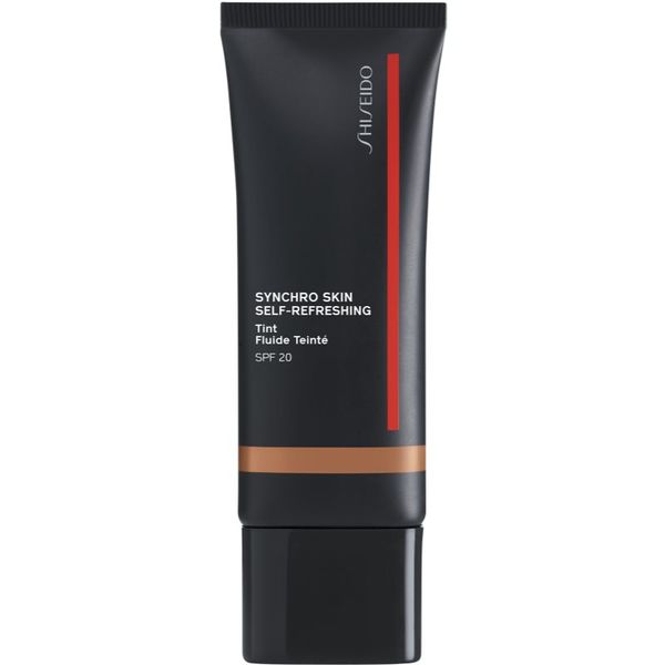 Shiseido Shiseido Synchro Skin Self-Refreshing Foundation vlažilni tekoči puder SPF 20 odtenek 415 Tan Kwanzan 30 ml