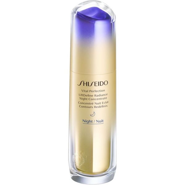 Shiseido Shiseido Vital Perfection LiftDefine Radiance Night Concentrate nočni serum z učinkom liftinga 40 ml