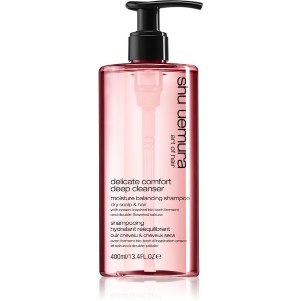 Shu Uemura Shu Uemura Deep Cleanser Delicate Comfort vlažilni šampon za suhe lase 400 ml