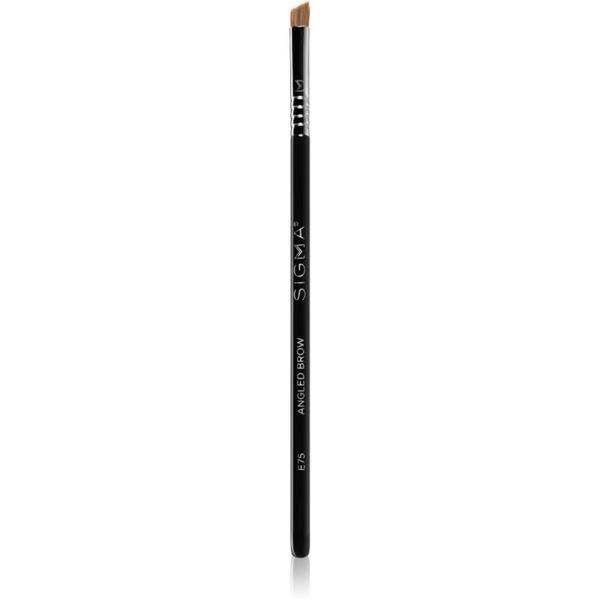 Sigma Beauty Sigma Beauty Brow E75 Angled Brow Brush poševni čopič za obrvi 1 kos