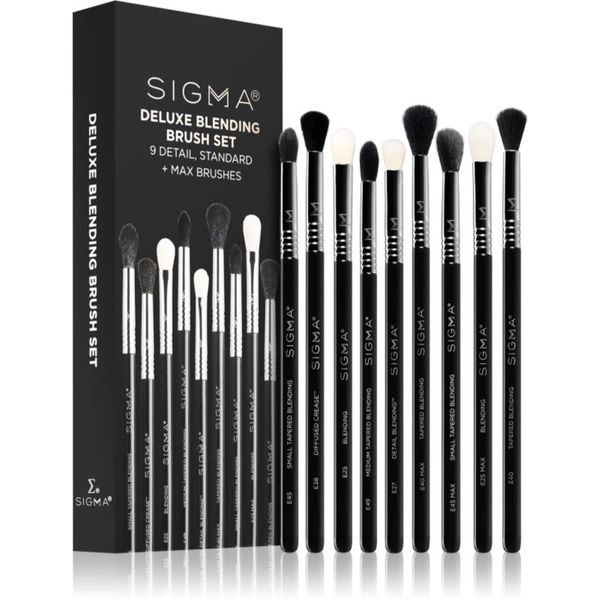 Sigma Beauty Sigma Beauty Brush Set Deluxe Blending set čopičev (za oči)