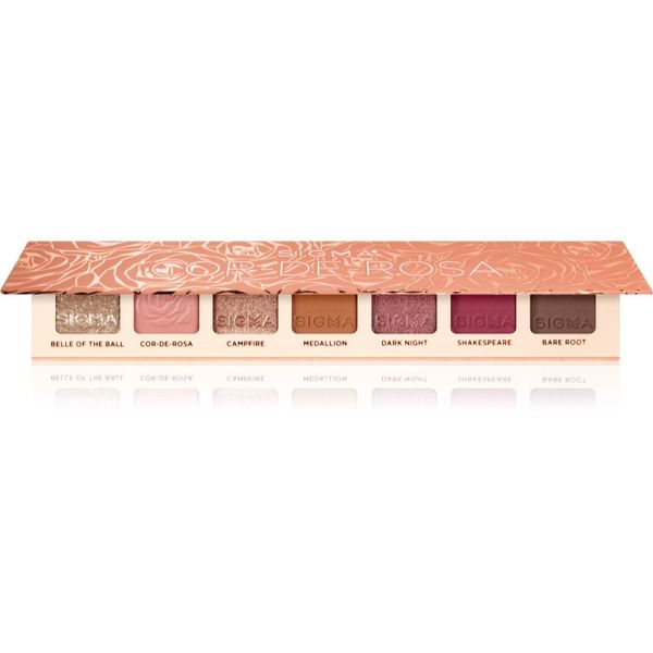 Sigma Beauty Sigma Beauty Cor-de-Rosa paleta senčil za oči 7,56 g