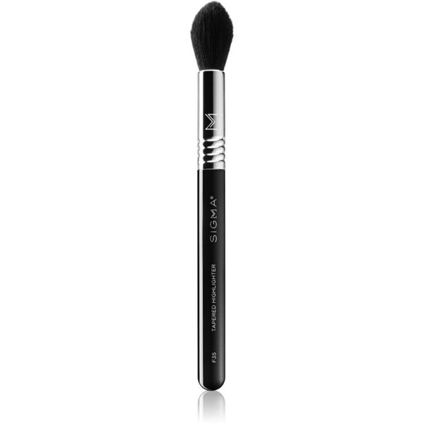 Sigma Beauty Sigma Beauty Face F35 Tapered Highlighter Brush čopič za osvetljevalec 1 kos