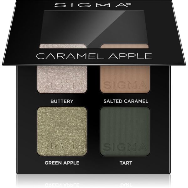 Sigma Beauty Sigma Beauty Quad paleta senčil za oči odtenek Caramel Apple 4 g